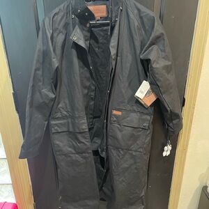 Outback Trading Company Oilskin Black Men's Coat